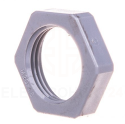 Nakrętka poliamidowa M20 srebrnoszara 116 M20 SGR PA 2048779 /100szt./