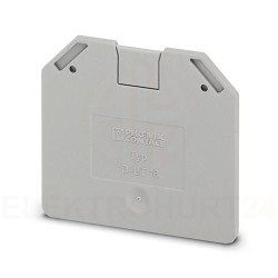 Pokrywa końcowa 2,2x52,8x47,3mm szara D-UT 16 3047206