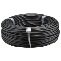 Przewód warsztatowy H05VV-F (OWY) 2x2,5 czarny /100m/