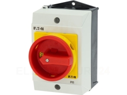 Łącznik krzywkowy 0-1 6P 20A w obudowie IP65 T0-3-8342/I1/SVB 207159