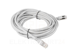 Kabel krosowy patchcord F/UTP kat.5e 5m szary PCF5-10CC-0500-S