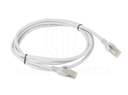 Kabel krosowy patchcord F/UTP kat.5e 1,5m szary PCF5-10CC-0150-S