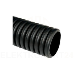 Rura osłonowa karbowana z podwójnym płaszczem KOPOFLEX KF UVFA 450N 40/32mm czarna /50m/