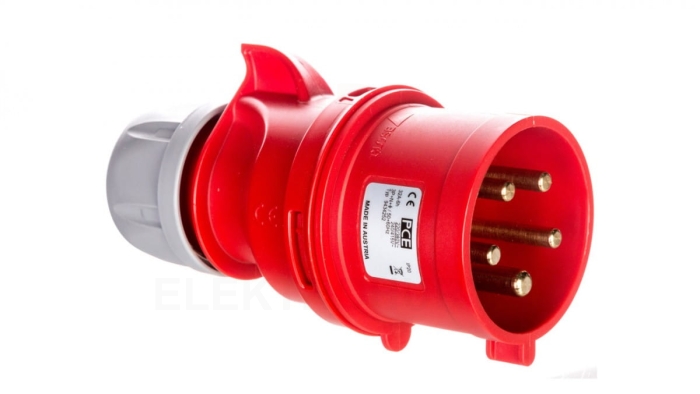 Wtyczka testująca 32A 5P 400V z wyświetlaczem LED 9434252