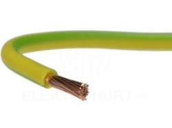 Przewód instalacyjny H07V-K (LgY) 6 żółto-zielony /100m/