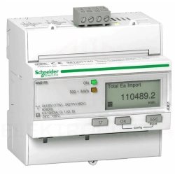 Licznik energii elektrycznej 1/3-fazowy 63A 100-277/173-480V kl.1/B Modbus MID taryfowy cyfrowy modułowy iEM3155 A9MEM3155