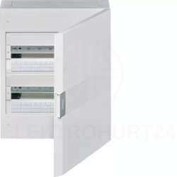 Rozdzielnica modułowa 2x18 natynkowa IP40 drzwi białe VEGA VB218PB