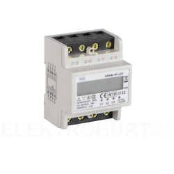 Licznik energii elektrycznej 3F 100A 3x230/400V z wyświetlaczem KDEM-3P LCD 19344
