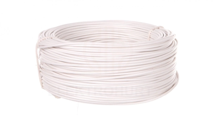 Przewód instalacyjny H07V-K (LgY) 1,5 biały /100m/