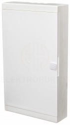 Szafa multimedialna natynkowa Multialfa plastikowa 310x530x105mm białe drzwi, zatrzask 5-014 MULTIALFA 530 BD