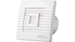 Wentylator Ścienny 100mm 15W z żaluzją grawitacyjną /wyłącznik czasowy/ pRestige 100ZG TS 01-027 Certyfikat TUV