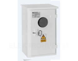 Obudowa z tworzywa na licznik 1 lub 3 fazowy 436x274x230mm biała 1853-00