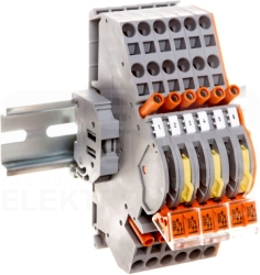 Listwa kontrolna LKW 6-elementowa do zwierania przekładników prądowych 848-493