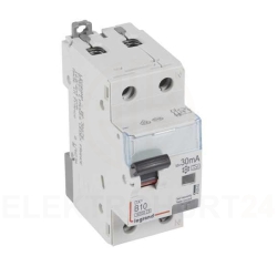 Wyłącznik różnicowo-nadprądowy 2P 10A B 0,03A typ A P312 DX3 410963
