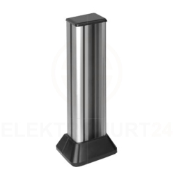 Simon Connect Minikolumna ALC jednostronna 10xK45 anozdyzowane aluminium/ szary grafit ALC315/8/14