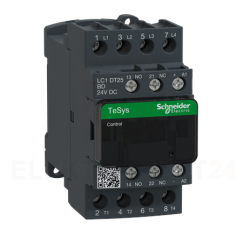 TeSys Deca Stycznik mocy 25A AC1 4P 24V DC 1Z 1R LC1DT25BD