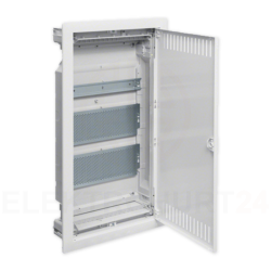 Rozdzielnica multimedialna podtynkowa 1xTH/3 x płyta montażowa biała IP30 Volta VU36NWB