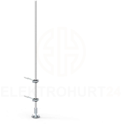 Iglica kominowa L-1000mm fi 16mm aluminiowa 70.10 AL /97001009/