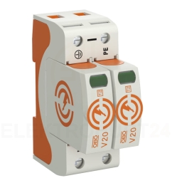 Ogranicznik przepięć Typ T2 2P 20kA 280V V20-2-280 5095162