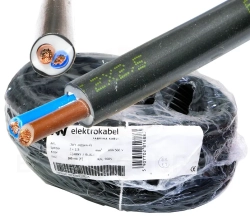 Przewód warsztatowy H05VV-F (OWY) 2x2,5 czarny /50m/