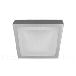 Plafoniera TOFIR PHS 2X20W E27 IP44 32X32 PC+AL C30-PHS220