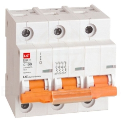 Wyłącznik modułowy LS Electric BKH 3P 100A charakterystyka C 06110347R0 BKH 3P C100A