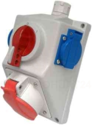 Zestaw instalacyjny L-0-P 32A 5P + 2x 2P+Z IP54 C32-48.2N 974063