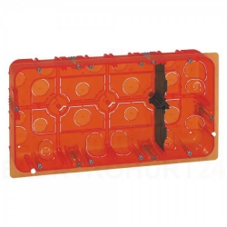Puszka do betonu 142mm 284x50mm czerwony Batibox 080128