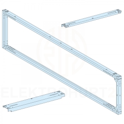 Rama montażowa 650x400x2000mm stalowa biała 08406