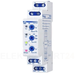 Przekaźnik kolejności, zaniku i asymetrii faz 2P 400V RNPP-312
