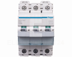 Wyłącznik nadprądowy 3P D 50A 10kA AC NDN350