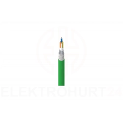 Kabel PROFINET 4x22AWG kat.5e PVC linka zielony BL-70007E.01B100 /100m/