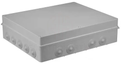 Puszka n/t hermetyczna 460x380x120 18 dławików IP65 szara S-BOX 806