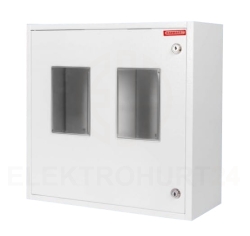 Szafka licznikowa natynkowa/podtynkowa (uniwersalna) 2-licznikowa 3-fazowe IP30 RU-3-2L Z