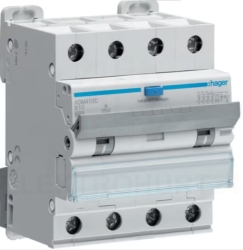 Wyłącznik różnicowo-nadprądowy RCBO 4P B10A 0,03A Typ A 6kA RCBO ADM410C