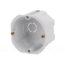 Puszka podtynkowa 60mm regips biała PK - fi 60 x50ep 13.60 /100szt./