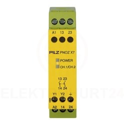 Przekaźnik bezpieczeństwa PNOZ X7 2N/O 24 VAC/DC 774059, 1-W0IUB