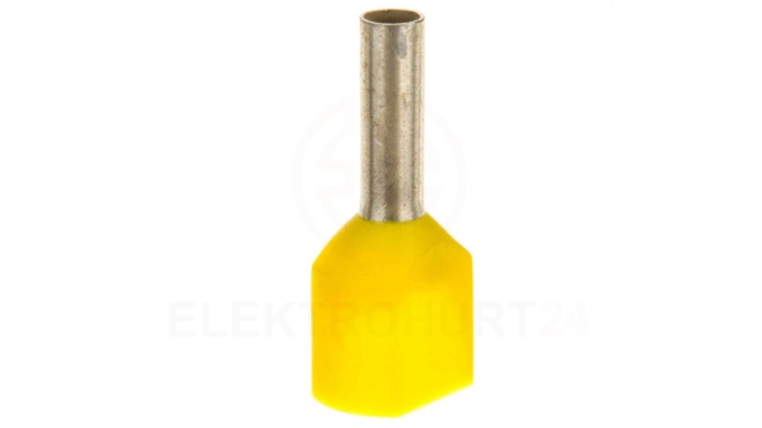 Końcówka tulejkowa izolowana HI 2X1/8 E08KH-02020100901 /500szt/