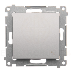 Simon 54 Łącznik schodowy srebrny DW6.01/X/43