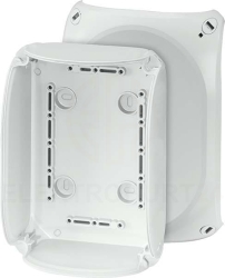 Puszka odgałęźna n/t bez zacisków 180x130x77mm szara IP66/67 KF 1000 H 62000087
