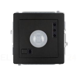 DECO Czujnik ruchu elektroniczny czarny mat 12DCR-1