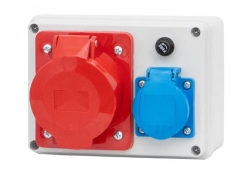 Rozdzielnica budowlana BERGAMO 1x5P 32A 1x2P+Z ITALINE ITA00112 ELIT50522