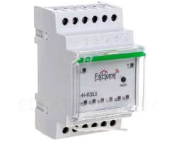 FiHome Radio Przekaźnik trzykanałowy z nadajnikiem trzykanałowym na szynę DIN LongRange rH-R3S3-LR