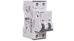 Wyłącznik nadprądowy 2P C 6A 10kA AC SENTRON 5SY4206-7