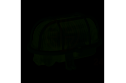 Oprawa kanałowa OWAL 60W E27 z siatką plastikową 