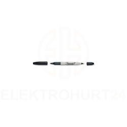 Zestaw markerów Sharpie Twin Tip czarny S0811100 /12szt./