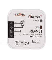 Radiowy ściemniacz dopuszkowy 1-kanałowy RDP-01 EXF10000021