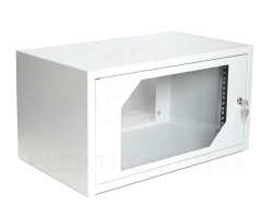 Szafa krosowa wisząca niedzielona 19cali KaTLINK 6U 350x550x300 szara CL-19 06U