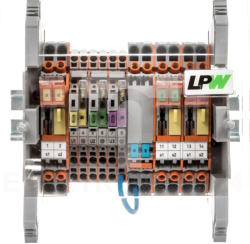 Listwa pomiarowa LPW 14-torowa 60V AC równoległa 847-297/060-2000
