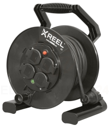 Przedłużacz bębnowy XREEL 20mb H05RR-F 3x1,5 IP44 4xGS 230V 92501H48123
